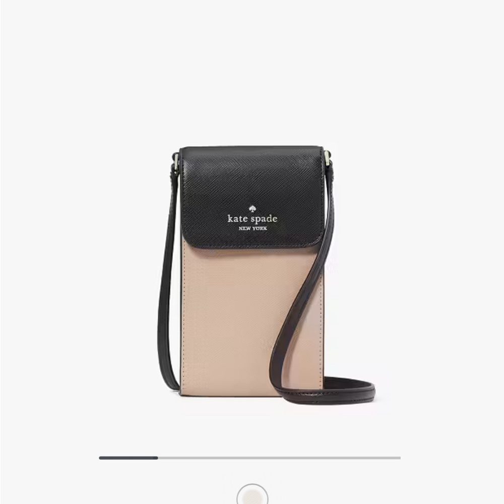 Kate Spade Black and Cream Crossbody